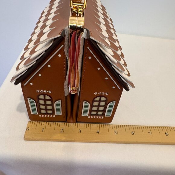 NEW Rare Kate Spade Gingerbread House Crossbody Satchel Limited Edition K9373 No - Picture 16 of 16